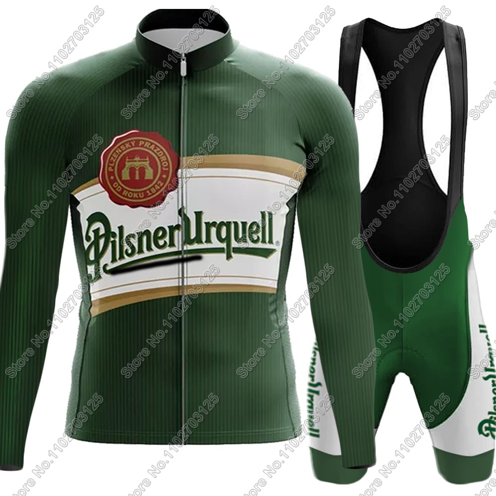 Cycling Gear Waterproof - 2025 เครื่องดื่มเบียร์ชุดขี่จักรยานJerseyฤดูร้อนภาษาเช็คคําแขนยาวเสื้อผ้าเสื้อแผนที่กางเกงกางเกงขาสั้นชุดจักรยานMTB Maillot