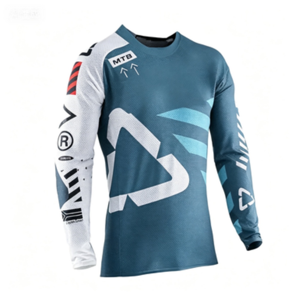 Cycling Gear Shop - เสื้อจักรยานเสือภูเขาแขนยาวสำหรับมืออาชีพ ระบายอากาศได้ดี เหมาะสำหรับกีฬากลางแจ้ง สวมใส่สบาย ทนทาน