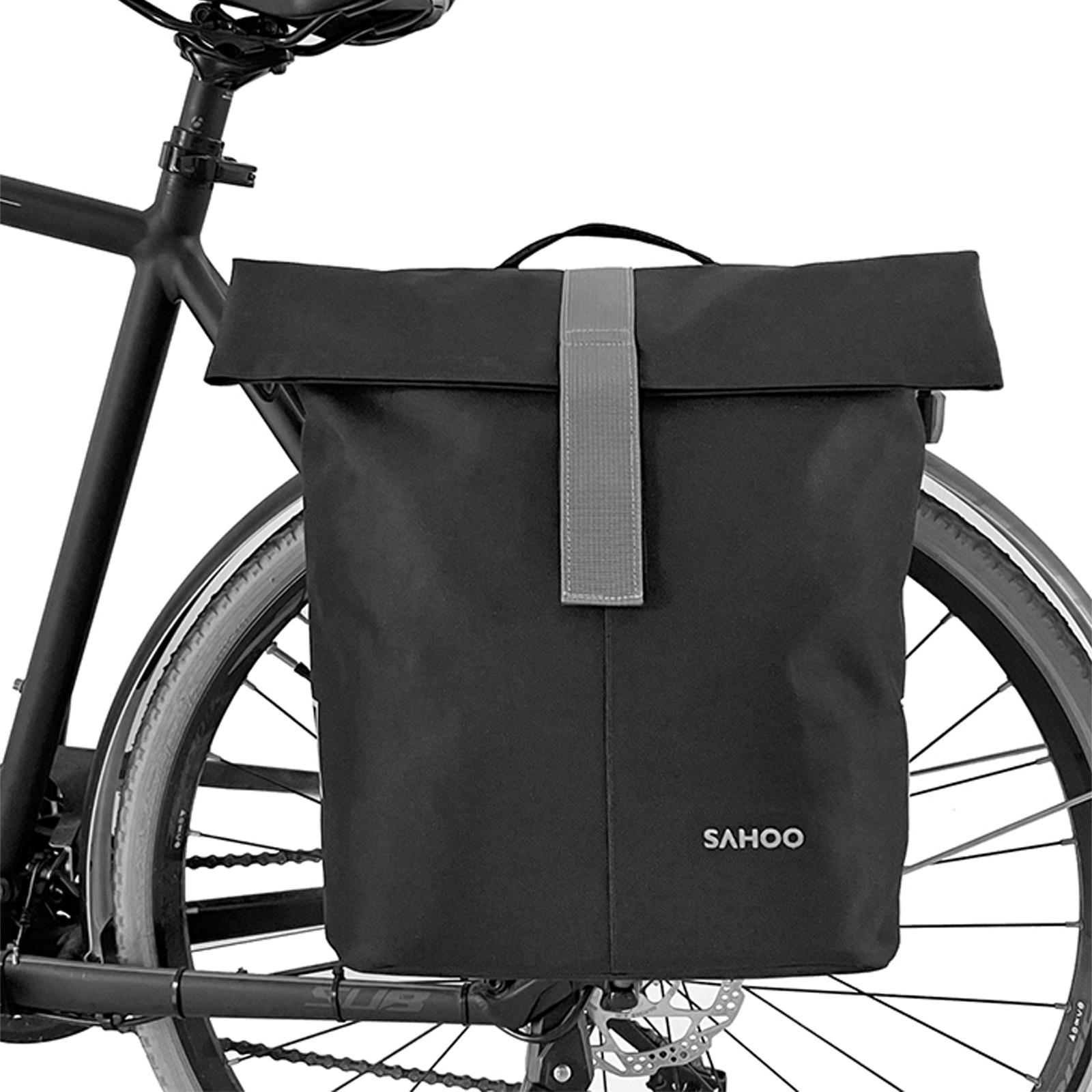 Cycling Gear Storage Rack - กระเป๋าที่นั่งหลังจักรยาน18L/14L, กระเป๋าราวหลังจักรยานความจุขนาดใหญ่กระเป๋าสะพายข้างสำหรับเดินทางท่องเที่ยว