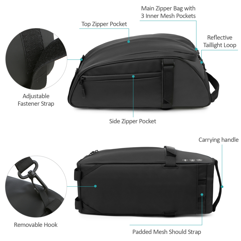 สะท้อนแสงจักรยานเสือภูเขากระเป - Cycling Gear Storage Rack บทวิจารณ์และราคา