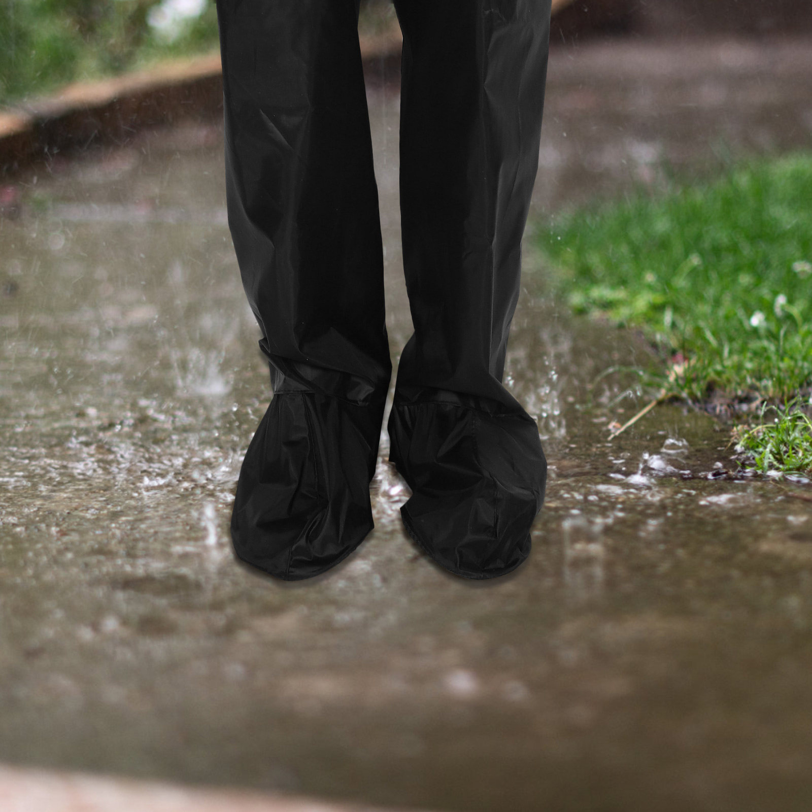กางเกงกันฝนสำหรับผู้ชาย อุปกรณ - Cycling Gear Waterproof บทวิจารณ์และราคา