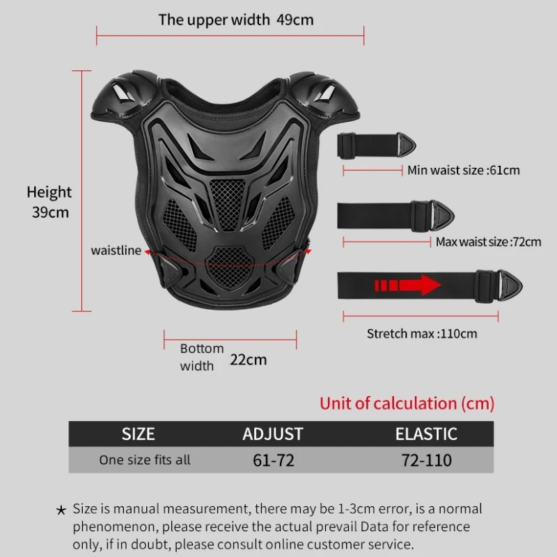 ชุดเกราะป้องกันสำหรับเด็กขี่มอ - Cycling Gear Vest บทวิจารณ์และราคา