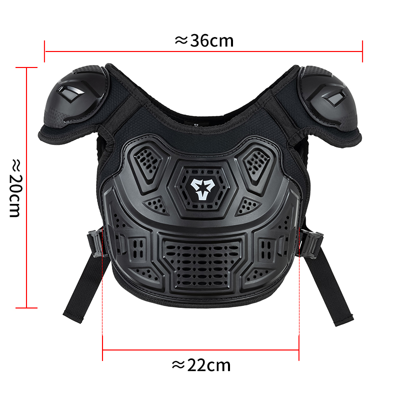 ชุดเกราะป้องกันสำหรับเด็กขี่มอ - Cycling Gear Vest บทวิจารณ์และราคา