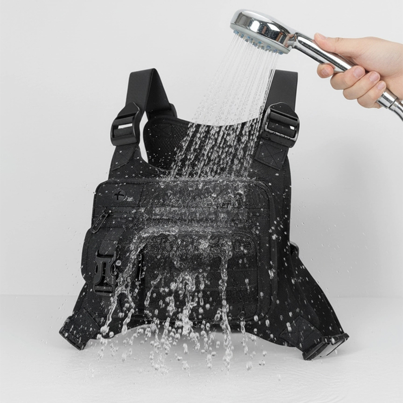 กระเป๋าคาดอกแบบยุทธวิธีสำหรับผ - Cycling Gear Waterproof บทวิจารณ์และราคา