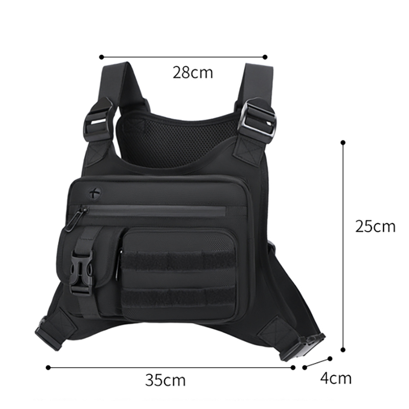 กระเป๋าคาดอกแบบยุทธวิธีสำหรับผ - Cycling Gear Waterproof บทวิจารณ์และราคา