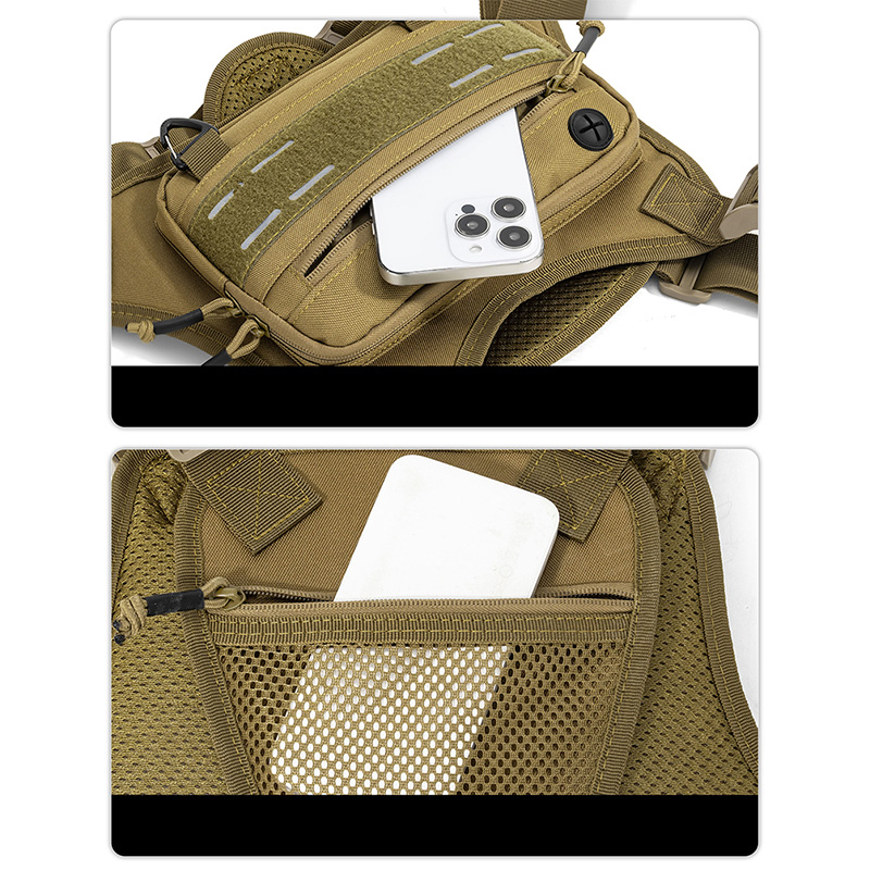 กระเป๋าคาดอกแบบยุทธวิธีสำหรับต - Cycling Gear Vest บทวิจารณ์และราคา
