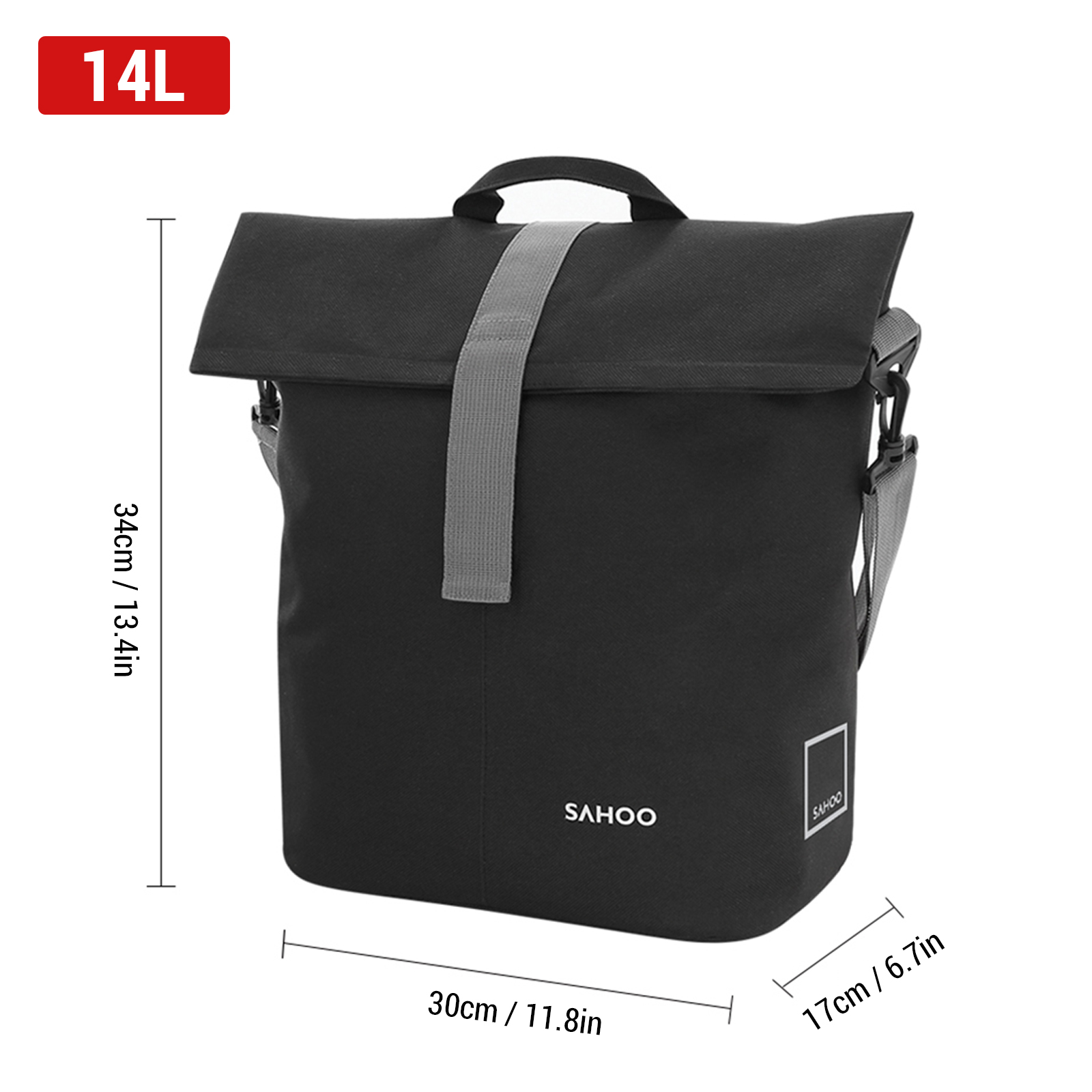 กระเป๋าที่นั่งหลังจักรยาน18L/1 - Cycling Gear Storage Rack บทวิจารณ์และราคา