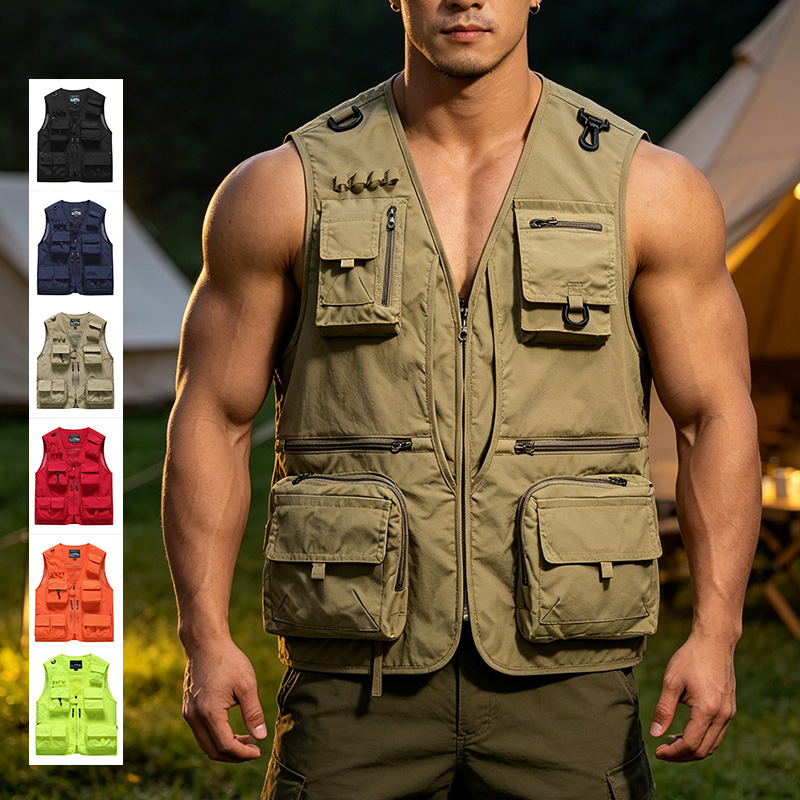 เสื้อกั๊กทำงานฤดูร้อนสำหรับกิจ - Cycling Gear Vest บทวิจารณ์และราคา