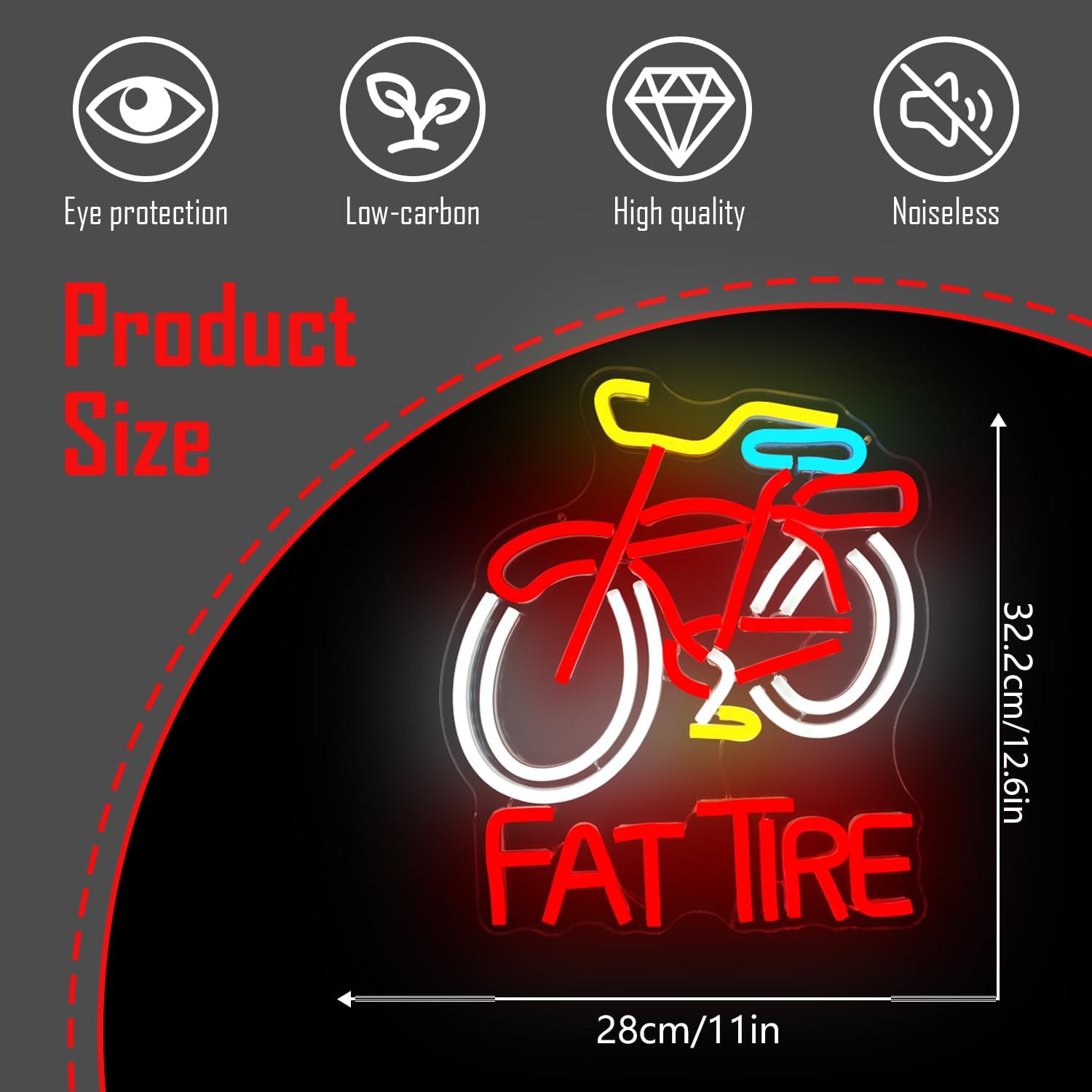 ป้ายไฟ LED รูปจักรยานยางอ้วน ป - Cycling Gear Shop บทวิจารณ์และราคา