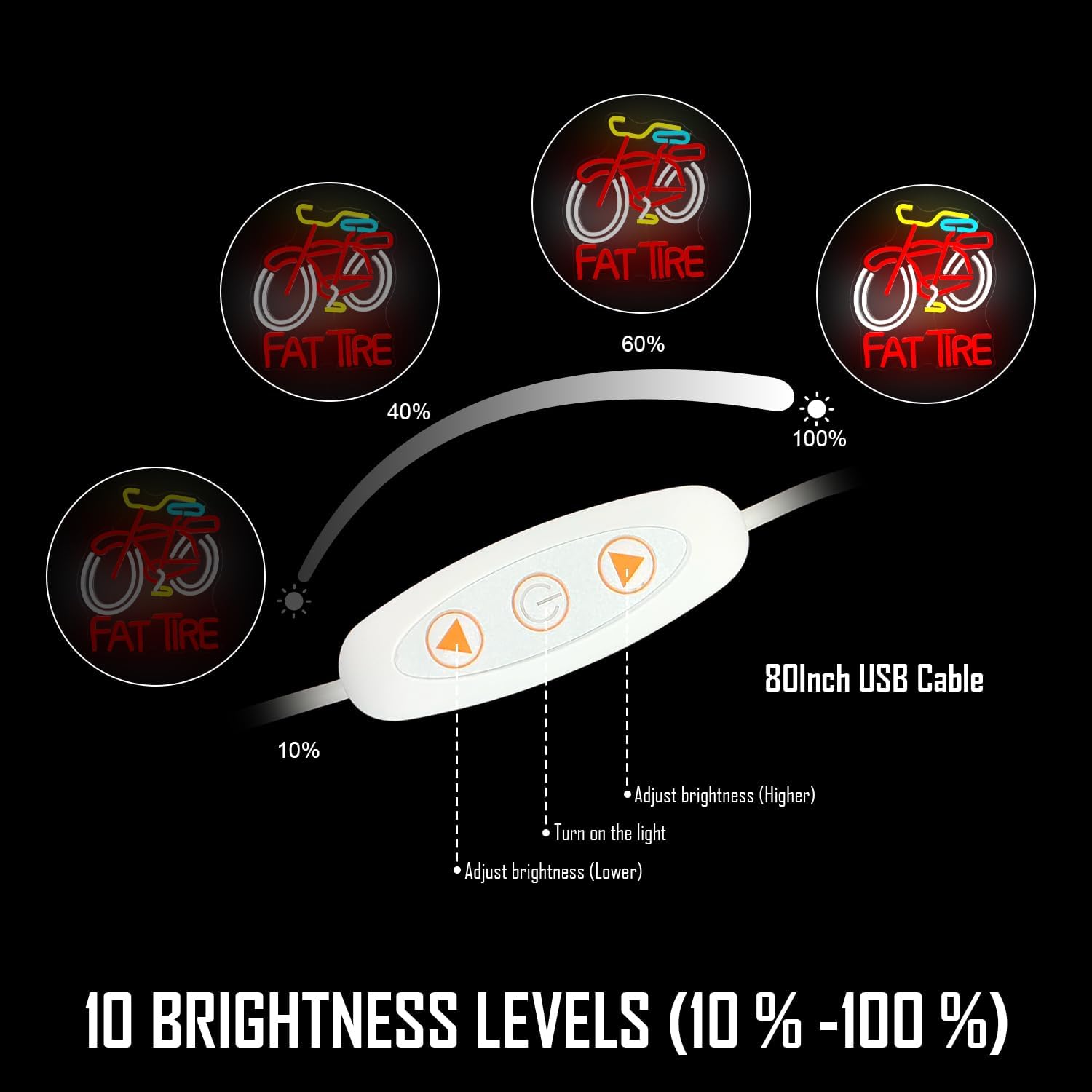 ป้ายไฟ LED รูปจักรยานยางอ้วน ป - Cycling Gear Shop บทวิจารณ์และราคา