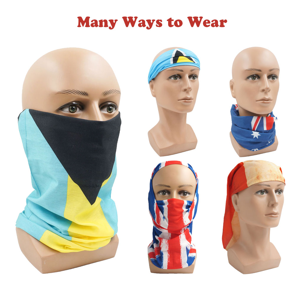 ผ้าโพกหัวอเนกประสงค์ลายธงของปร - Womens Cycling Gear Uk บทวิจารณ์และราคา