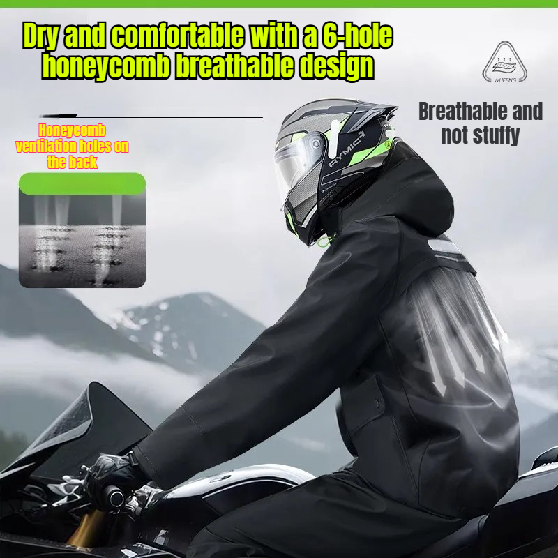เสื้อกันฝนแบบกันน้ำรุ่น HOT พร - Cycling Gear Waterproof บทวิจารณ์และราคา
