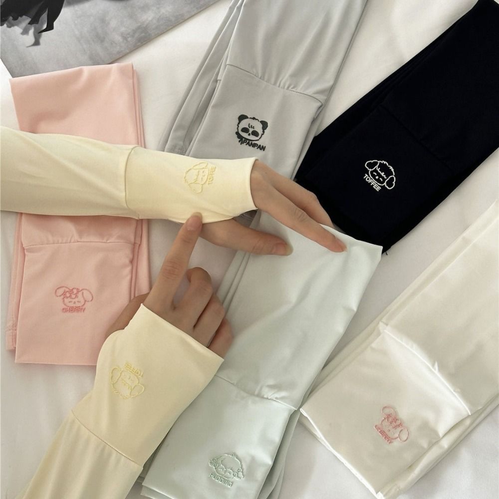 ปลอกแขนกันแดดลายการ์ตูนน่ารัก  - Cycling Glove บทวิจารณ์และราคา