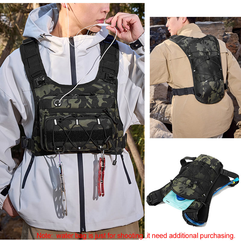 กระเป๋าสะพายหน้าอกแบบยุทธวิธี  - Cycling Gear Vest บทวิจารณ์และราคา