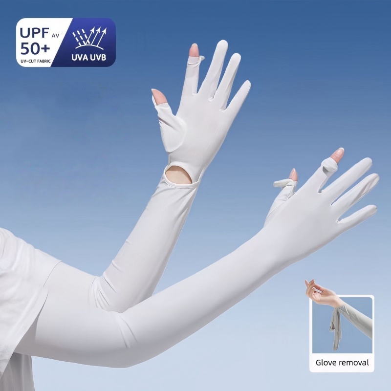 ปลอกแขนกันแดด UPF50+ ไอซ์ซิลค์ - Cycling Glove บทวิจารณ์และราคา